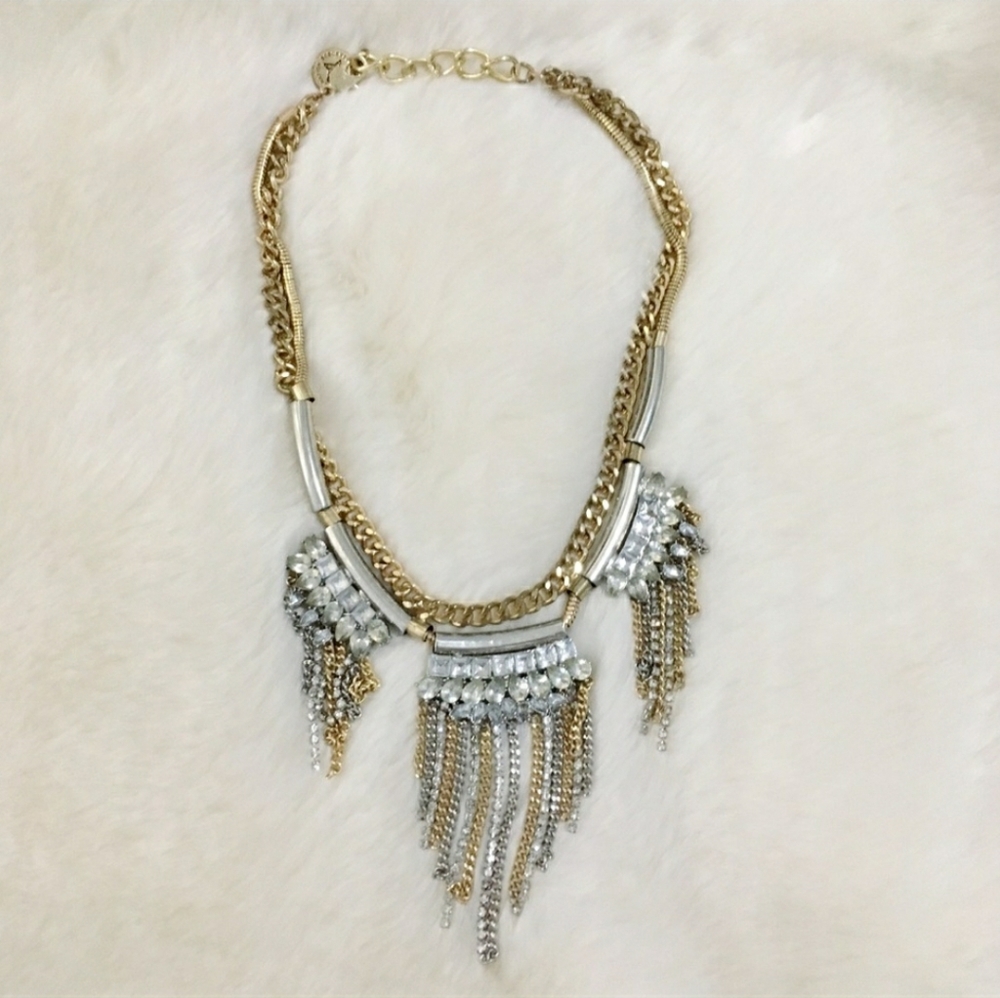 BCBGeneration Mixed Metal Statement Necklace